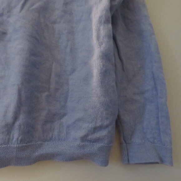 OUTERKNOWN Palisades Pocket Button Crew Merino Wool Sweater in Pale Blue Size L - Picture 8 of 15